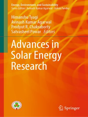 cover image of Advances in Solar Energy Research